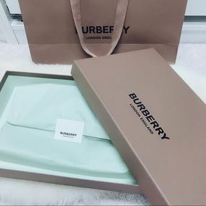 Burberry Gift Box and Shopping Bag